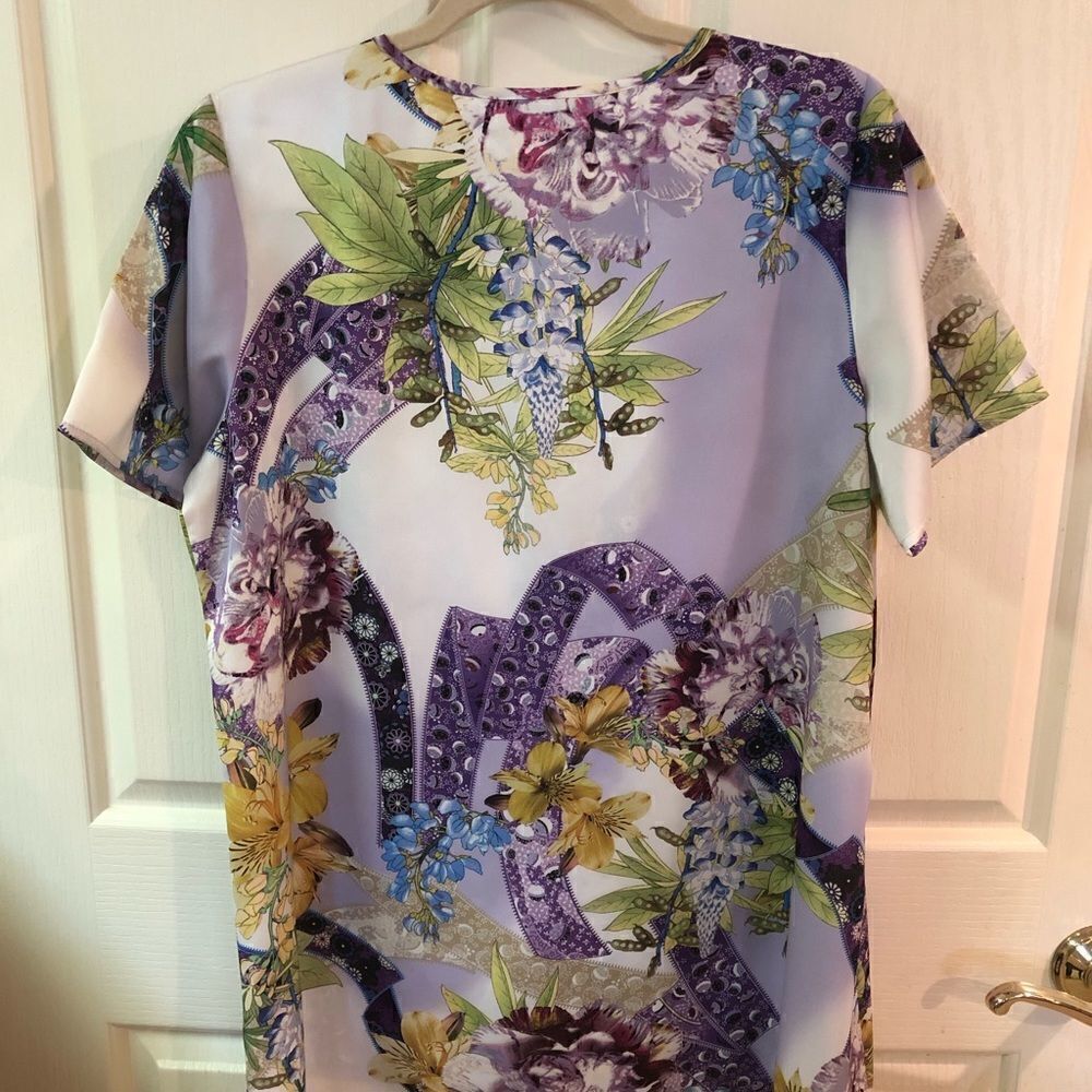 Susan Graver spring floral tunic - Picture 4 of 4